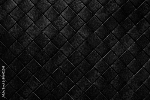 Plakat w ramie weave leather texture pattern background