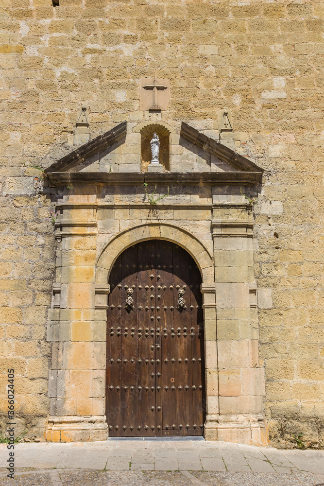 Entrance to the Santa Maria La Mayor church in Ronda, Spain Entrance to the Santa Maria La Mayor church in Ronda, Spain