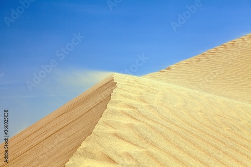 Cerro Blanco sand dune near Nasca or Nazca town in Peru