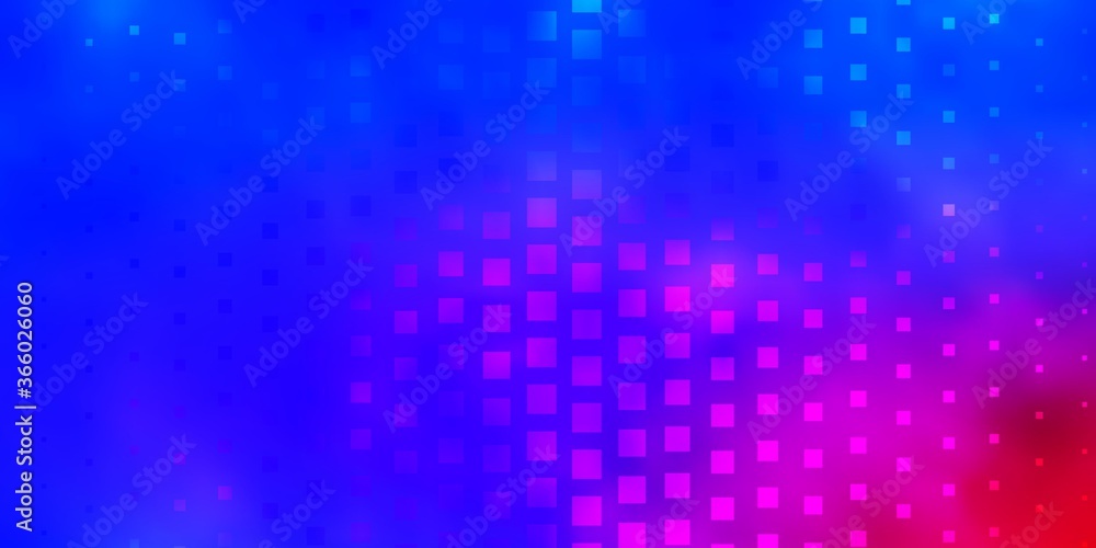 Light Blue, Red vector background in polygonal style. New abstract illustration with rectangular shapes. Pattern for websites, landing pages.