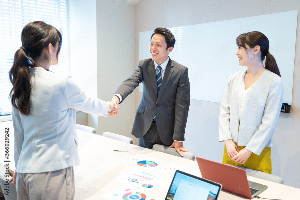 Obraz premium ビジネス カジュアル ポートレート