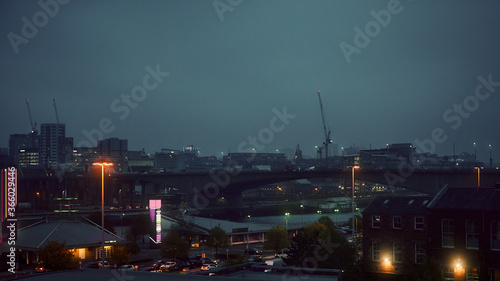 Wallpaper Mural glasgow southside at dusk Torontodigital.ca