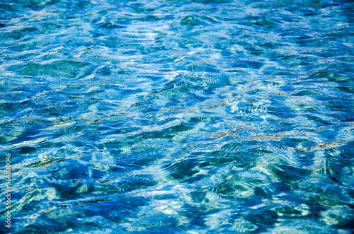 Blue water surface abstract background