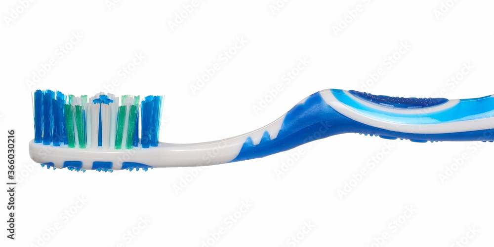 Blue toothbrush isolated on white background with clipping path Blue toothbrush isolated on white background with clipping path