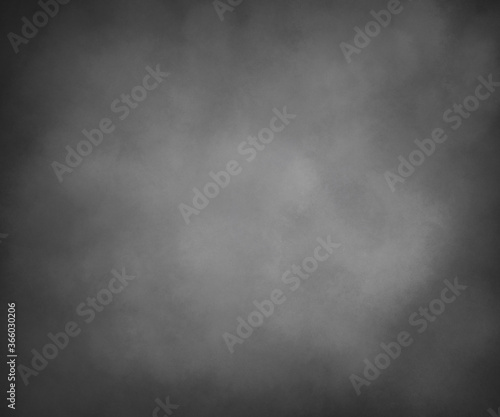 Abstract fog background. Black and gray mist, smoke