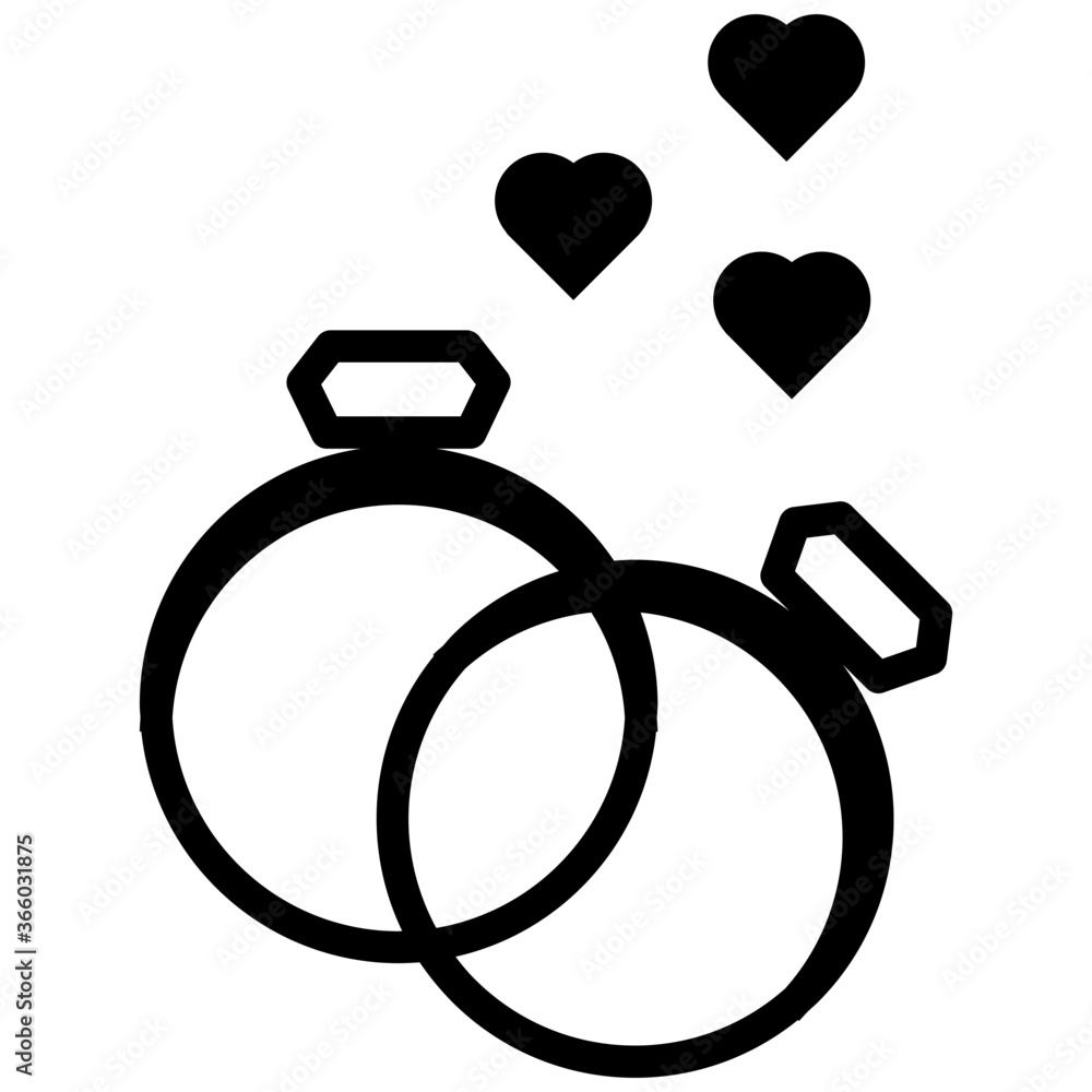 Wedding ring icon Wedding ring icon