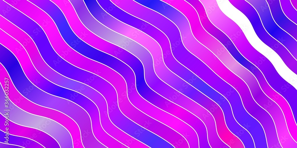 Light Pink, Blue vector backdrop with bent lines. Bright illustration with gradient circular arcs. Pattern for websites, landing pages. Light Pink, Blue vector backdrop with bent lines. Bright illustration with gradient circular arcs. Pattern for websites, landing pages.