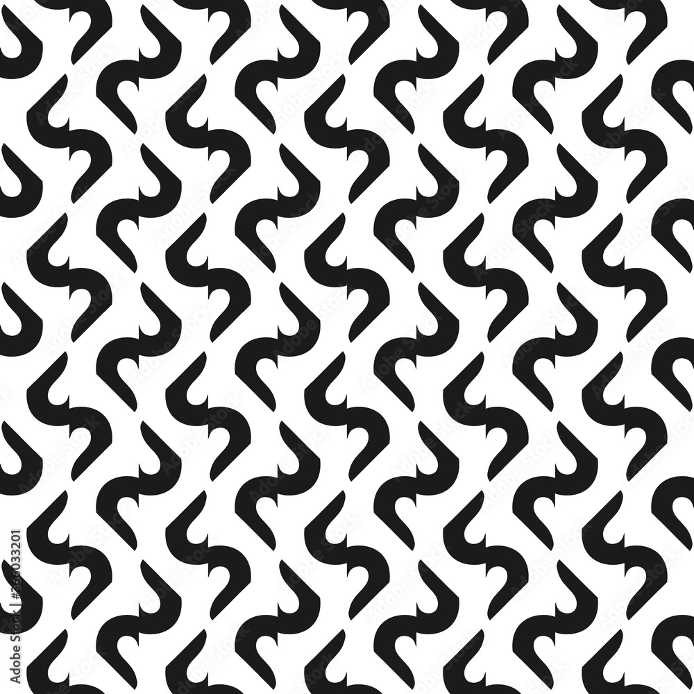 Vector seamless pattern texture background with geometric shapes in black, white colors. Vector seamless pattern texture background with geometric shapes in black, white colors.