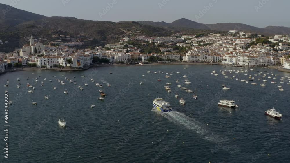 Aerial View of the cost in Cadaques, Costa Brava, Spain. Aerial View of the cost in Cadaques, Costa Brava, Spain.