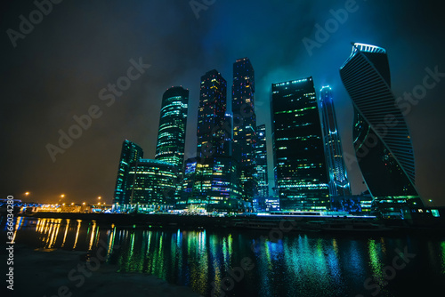 Moscow-city. Moscow International Business Center. Russia