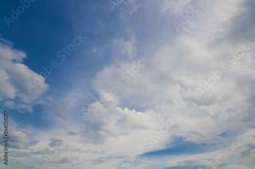 Sky with clouds