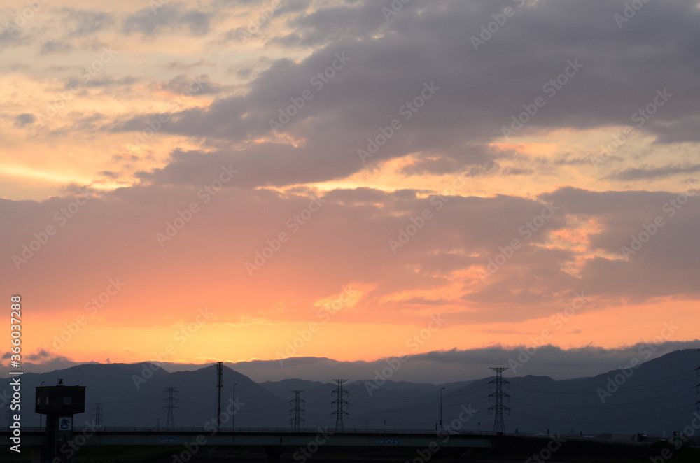 夕焼け空 夕焼け空