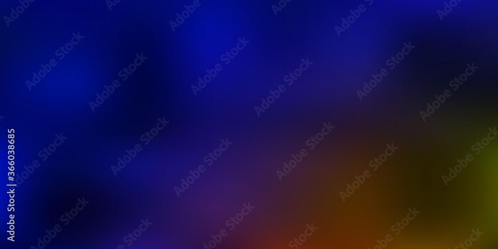 Dark blue, yellow vector gradient blur texture. Dark blue, yellow vector gradient blur texture.