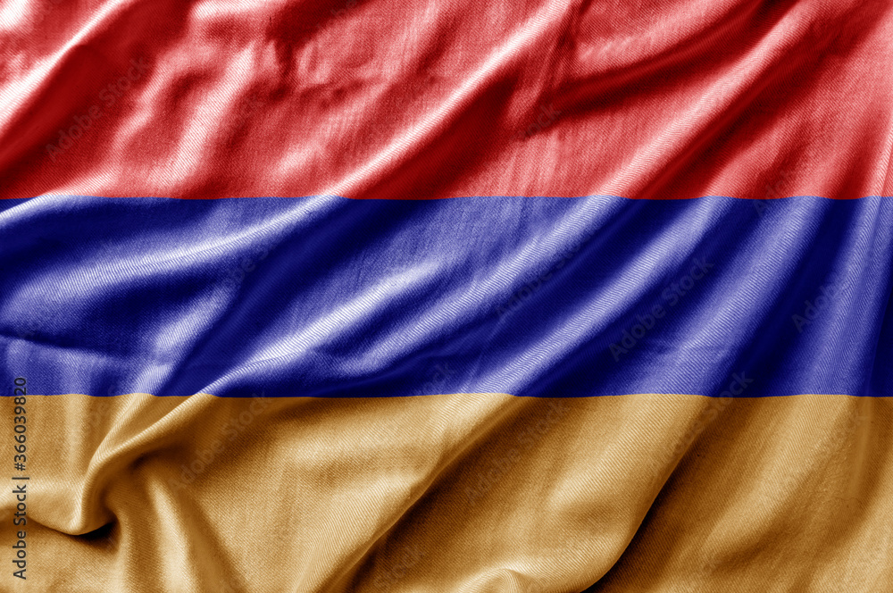Waving detailed national country flag of Armenia Waving detailed national country flag of Armenia