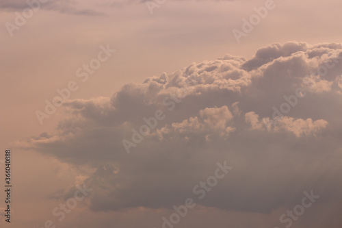 Cumulus cloud formations in the sky © rokateso