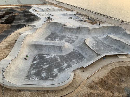 Extreme park for skaters