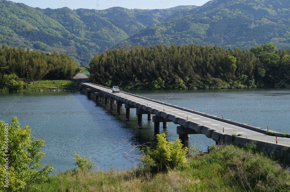 沈下橋、徳島・吉野川 沈下橋、徳島・吉野川