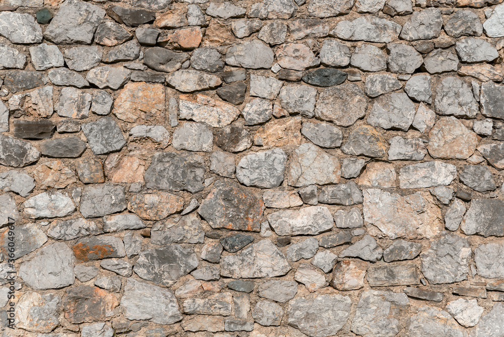 Big ancient stonewall pattern background
