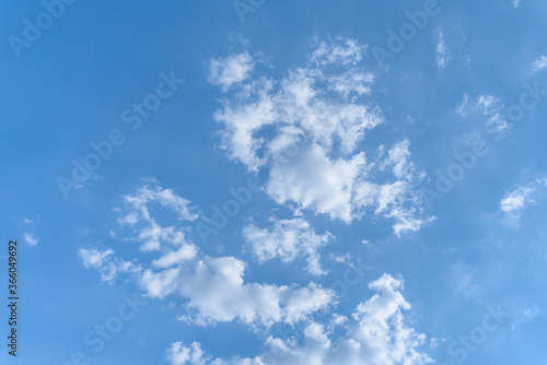 Big blue abstract air cloud background