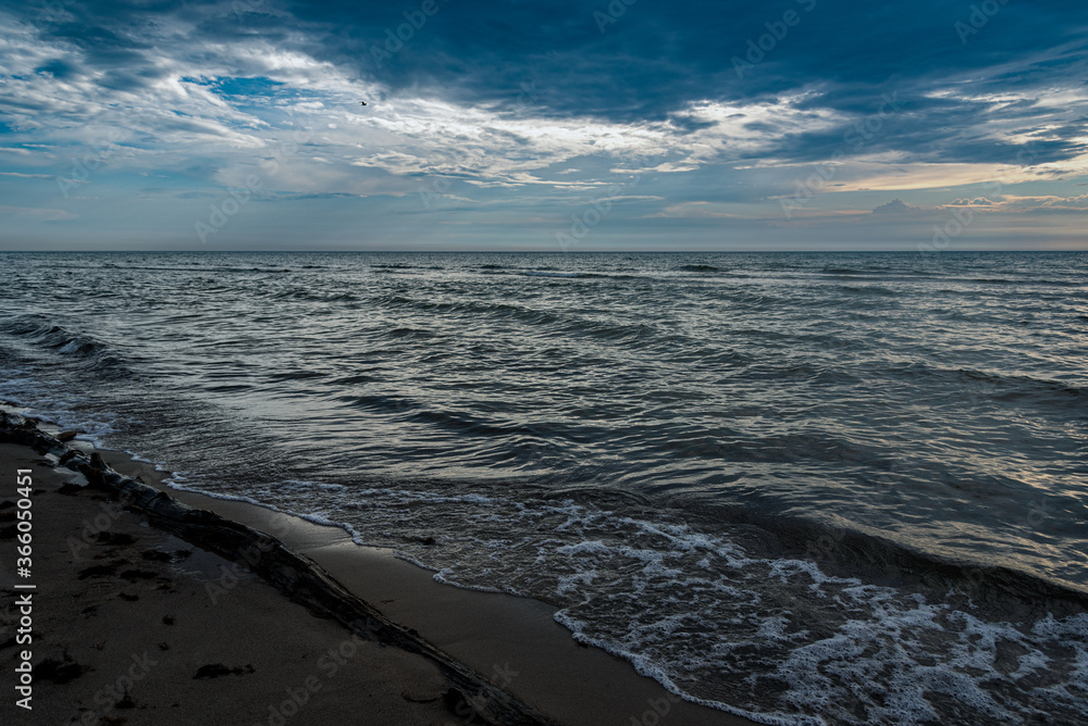 Dark Baltic sea.