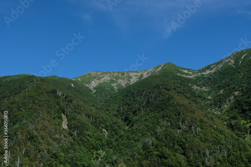 南アルプスの絶景トレイル。日本の雄大な自然。百名山、聖岳、光岳。Amazing trekking area in Japanese South Alps. Mt.Hijiridake, Mt.Tekaridake
