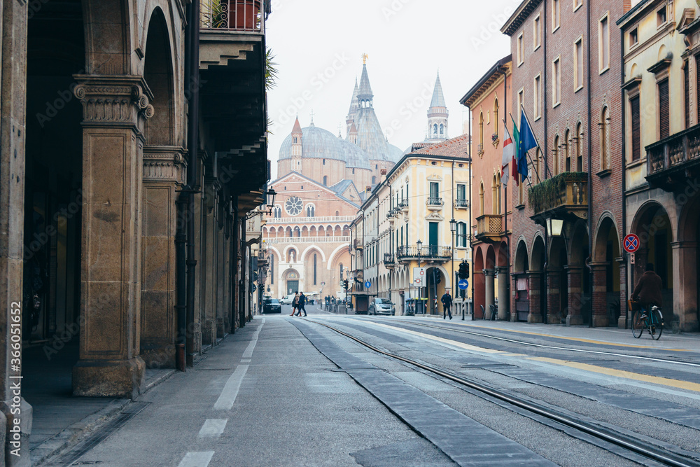 Fototapeta premium Basilica Saint Anthony Padua and Beautiful architecture of the city