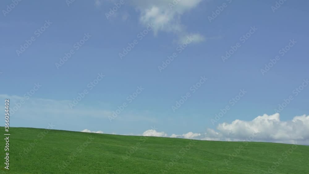 green field and blue sky green field and blue sky