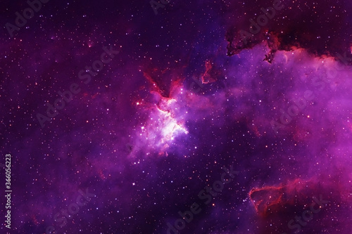 Beautiful pink galaxy. Elements of this image were furnished by NASA.