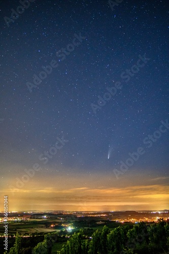 Comet NEOWISE (C/2020 F3) over Stuttgart © Xiahou