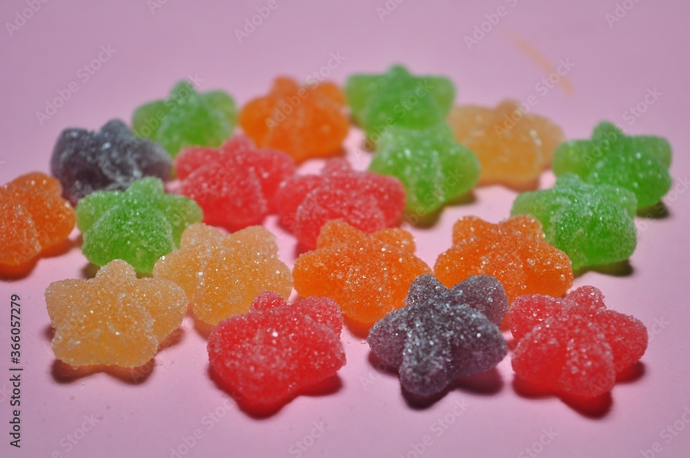 Sweet colorful candy