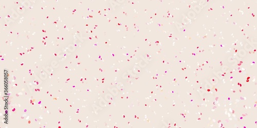 Light red vector pattern with abstract shapes.