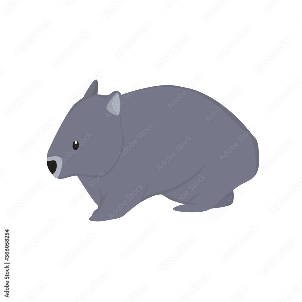 Obraz premium Wombat Illustration