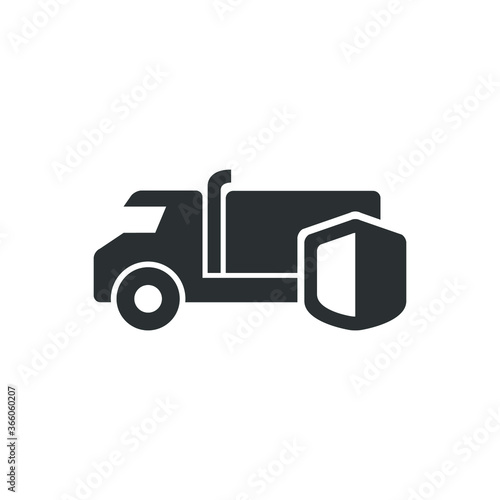 Commercial auto insurance icon
