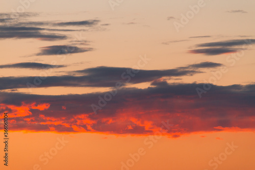 Beautiful clouds on the sky