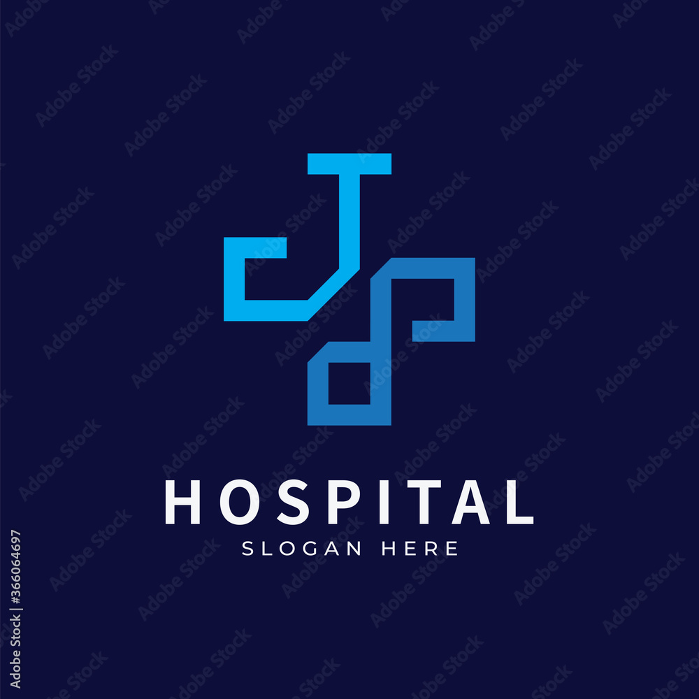 Obraz premium Health logo with initial letter T P, PT, P T logo designs concept. Medical health-care logo designs template.