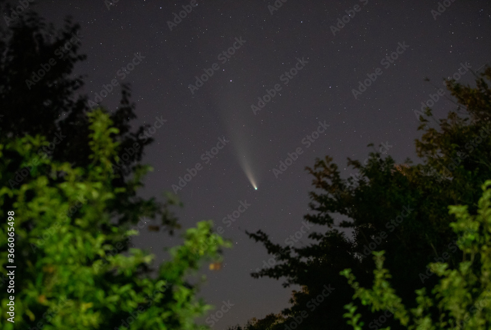 Comet Neowise over North Devon, UK