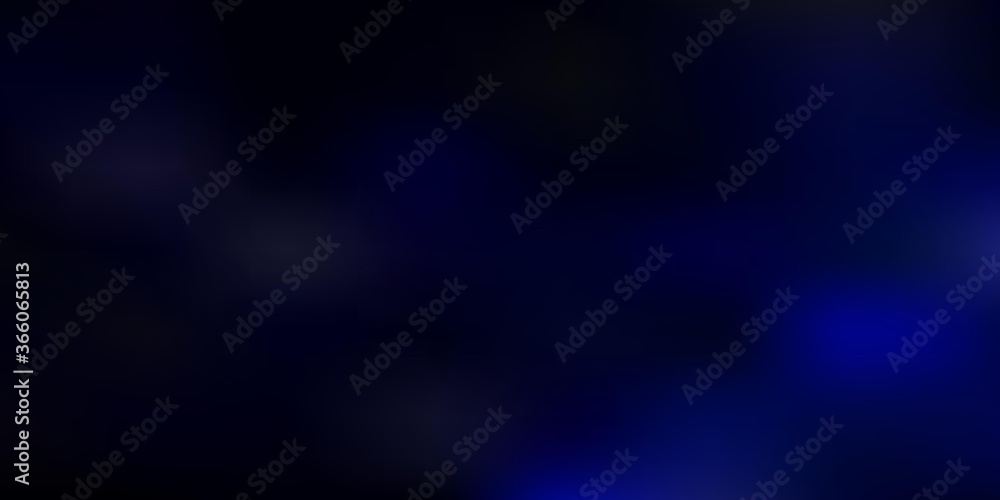 Dark blue vector blurred pattern. Dark blue vector blurred pattern.