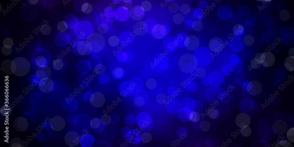 Dark Blue, Red vector texture with disks. Dark Blue, Red vector texture with disks.