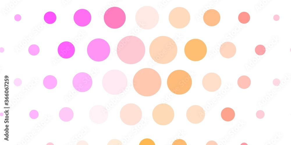 Light Pink, Yellow vector background with bubbles. Illustration with set of shining colorful abstract spheres. New template for a brand book. Light Pink, Yellow vector background with bubbles. Illustration with set of shining colorful abstract spheres. New template for a brand book.