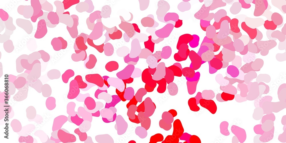 Light pink vector texture with memphis shapes. Light pink vector texture with memphis shapes.