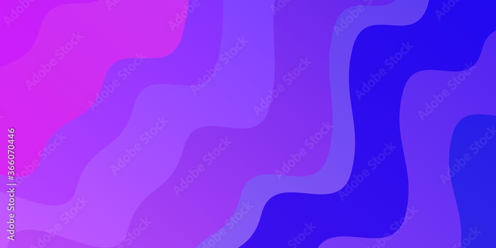 Light Pink, Blue vector template with lines. Bright sample with colorful bent lines, shapes. Best design for your posters, banners. Light Pink, Blue vector template with lines. Bright sample with colorful bent lines, shapes. Best design for your posters, banners.