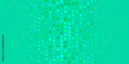 Light Green vector background with rectangles. Abstract gradient illustration with rectangles. Template for cellphones.