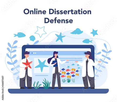 Oceanologist online service or platform. Practical studying all
