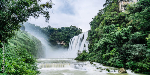 Photography Scenery of Huangguoshu Waterfall in Guizhou, China