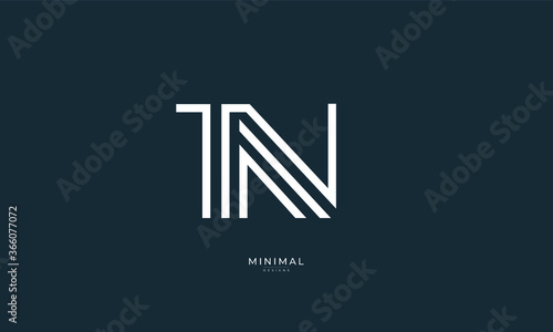 Photos Alphabet letter icon logo TN