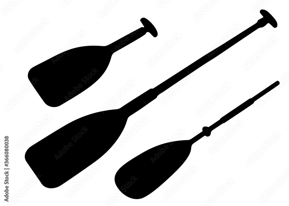 The paddle for the boat. The paddle for the boat.