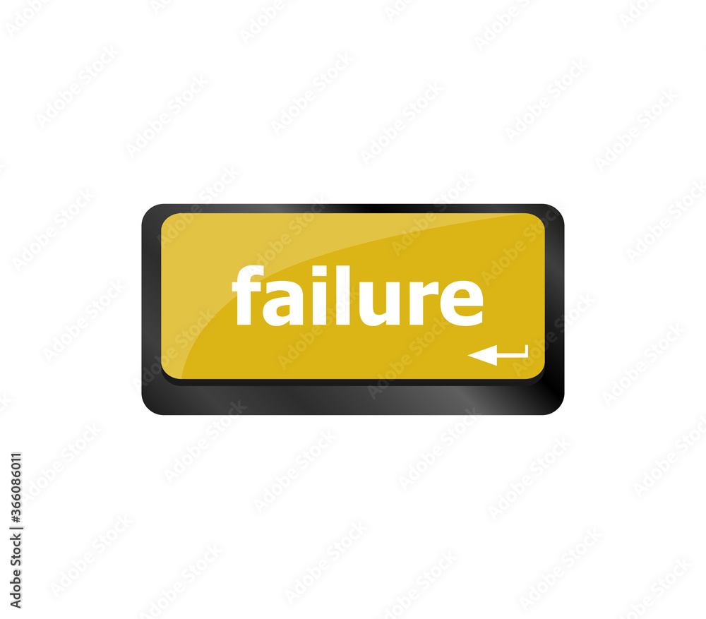 failure concept with word on keyboard key failure concept with word on keyboard key