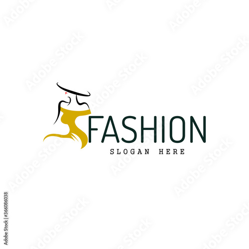 Illustration vector graphic of Fashion logo, simple art with initial. good for brand boutique, store logo
