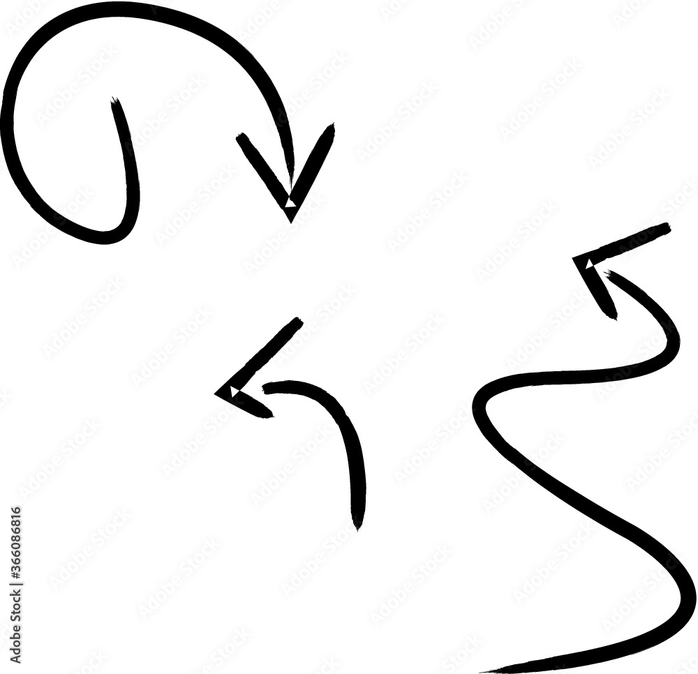 Grunge Dirt Arrow Vector. Dry Brush Stroke . Curved arrow set . sideways. black sign. element for your design . distressed direction Grunge Dirt Arrow Vector. Dry Brush Stroke . Curved arrow set . sideways. black sign. element for your design . distressed direction
