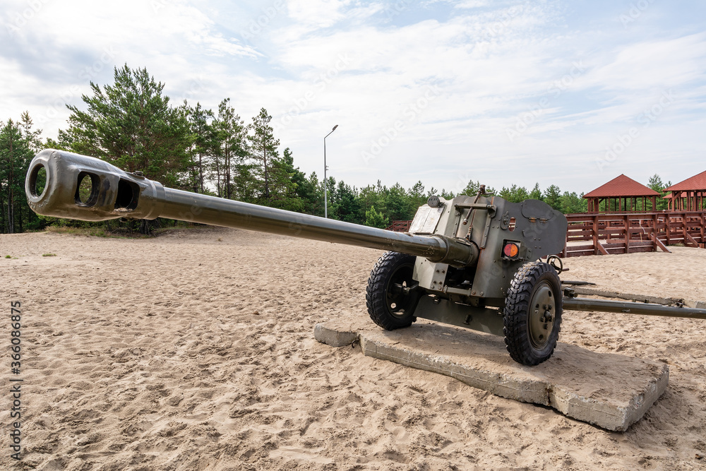 Old cannon at Bledowska Desert near